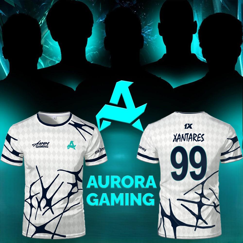Esports Gaming Teams - Esports Takımı Aurora Oyun Forması T-shirt