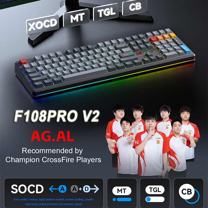 AULA F108 Pro V2 %100 Düzen Me - Esports Gaming Uk incelemesi ve fiyatı